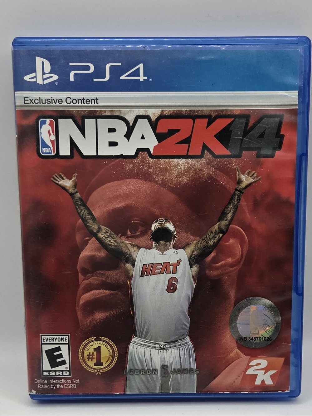NBA 2K14 PS4 Video Game Complete with Case LeBron James Miami Heat